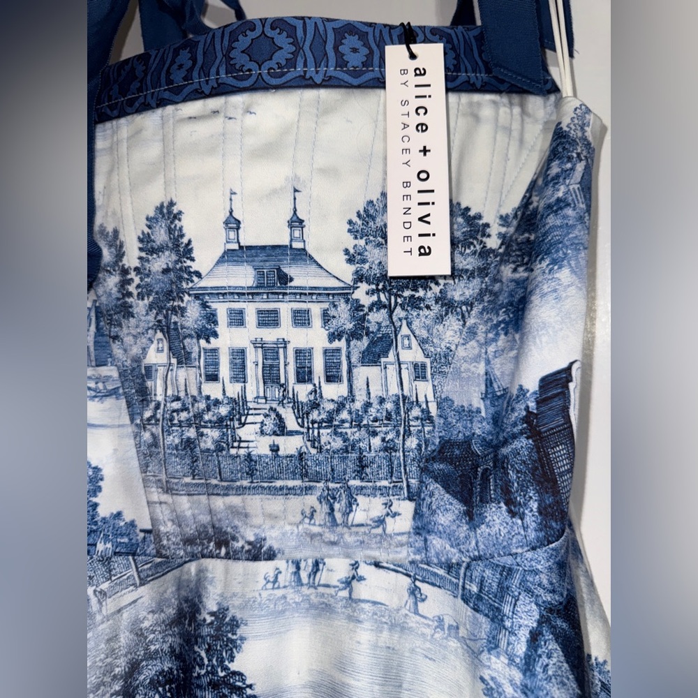 Alice + Olivia ROSALEE MAXI CHATEAU DRESS - Picture 13 of 15